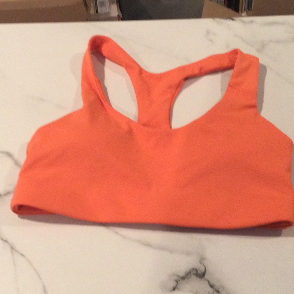 Old Navy Active Powersoft orange bra, medium